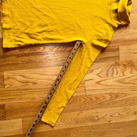 J. Crew Yellow Fitted Long Sleeve T-Shirt - Picture 4 of 9